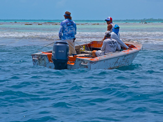Jeff Currier fly fishing the deep