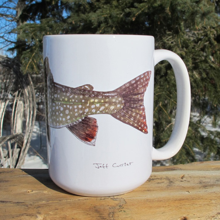 Lake Trout Coffee Mug Jeff Currier Jeff Currier