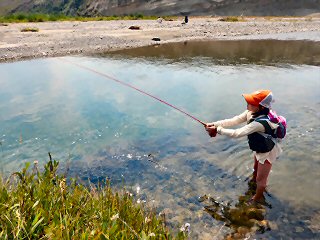 kids fly fishing rod