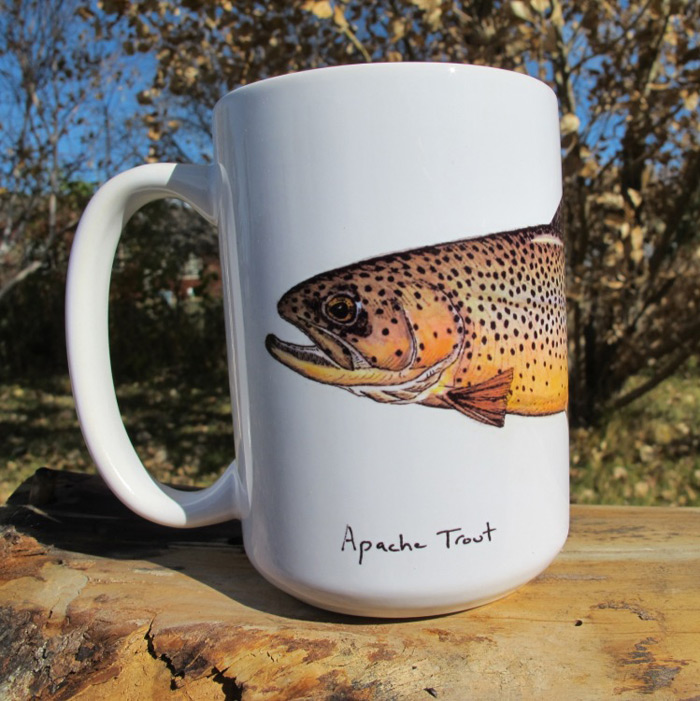 Apache Trout Coffee Mug Jeff Currier Jeff Currier