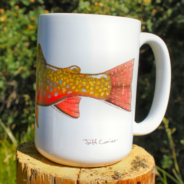 Brook Trout Coffee Mug Jeff Currier Jeff Currier
