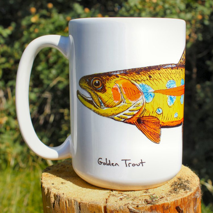 Golden Trout Coffee Mug Jeff Currier Jeff Currier