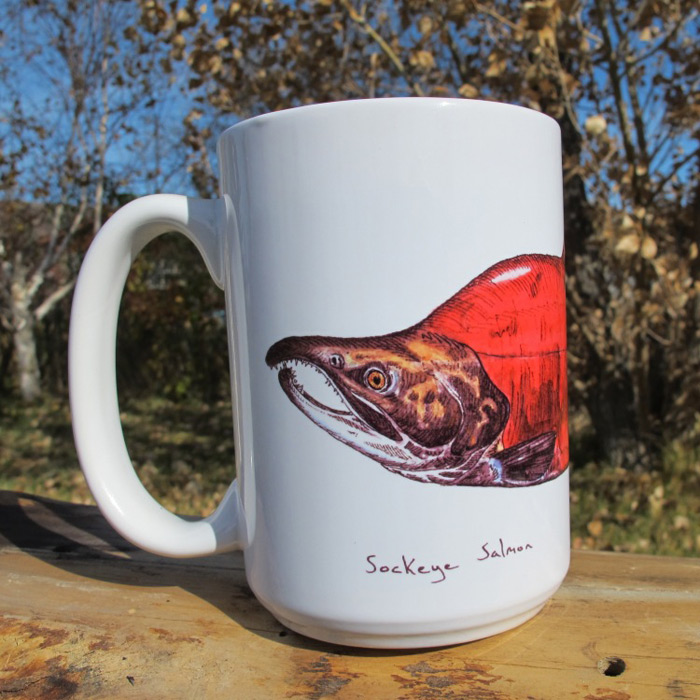 Sockeye Salmon Coffee Mug Jeff Currier Jeff Currier