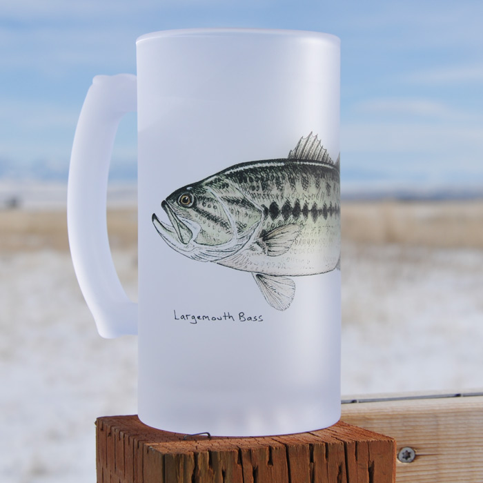 Largemouth Bass, Frosted Mug
