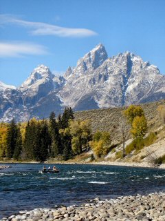 fly fishing the Snake River