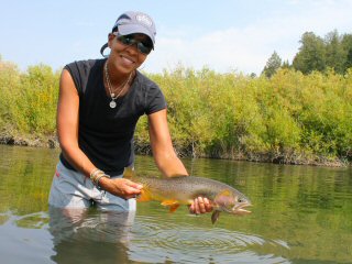 fly fisher women Granny Currier