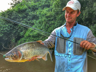 Jeff Currier flyfishing for machaca
