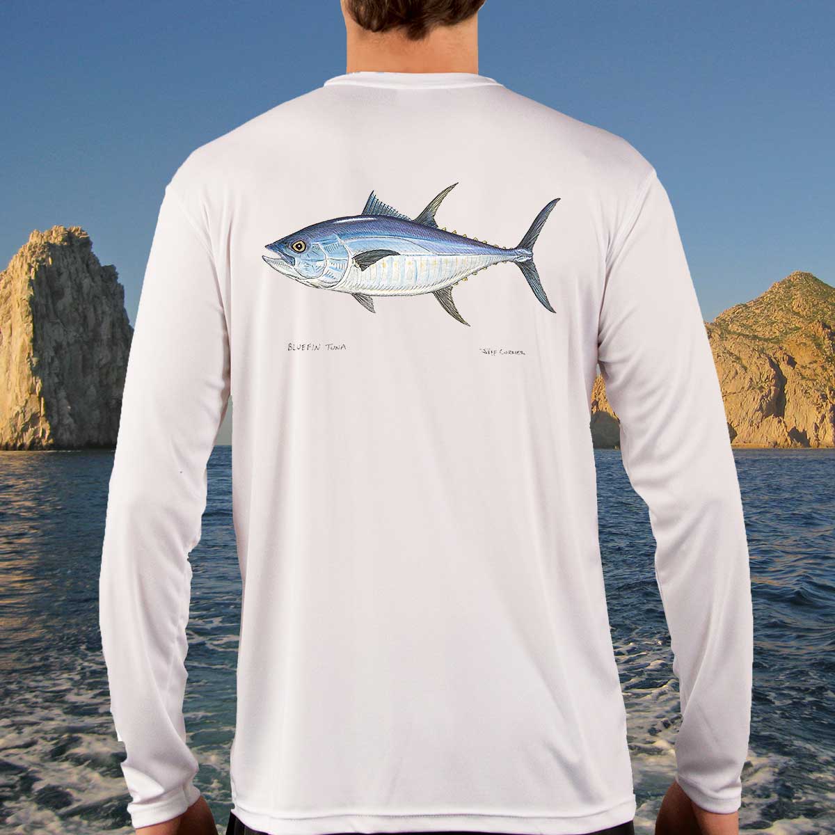 Bluefin Tuna Solar Long Sleeve Shirt Jeff Currier