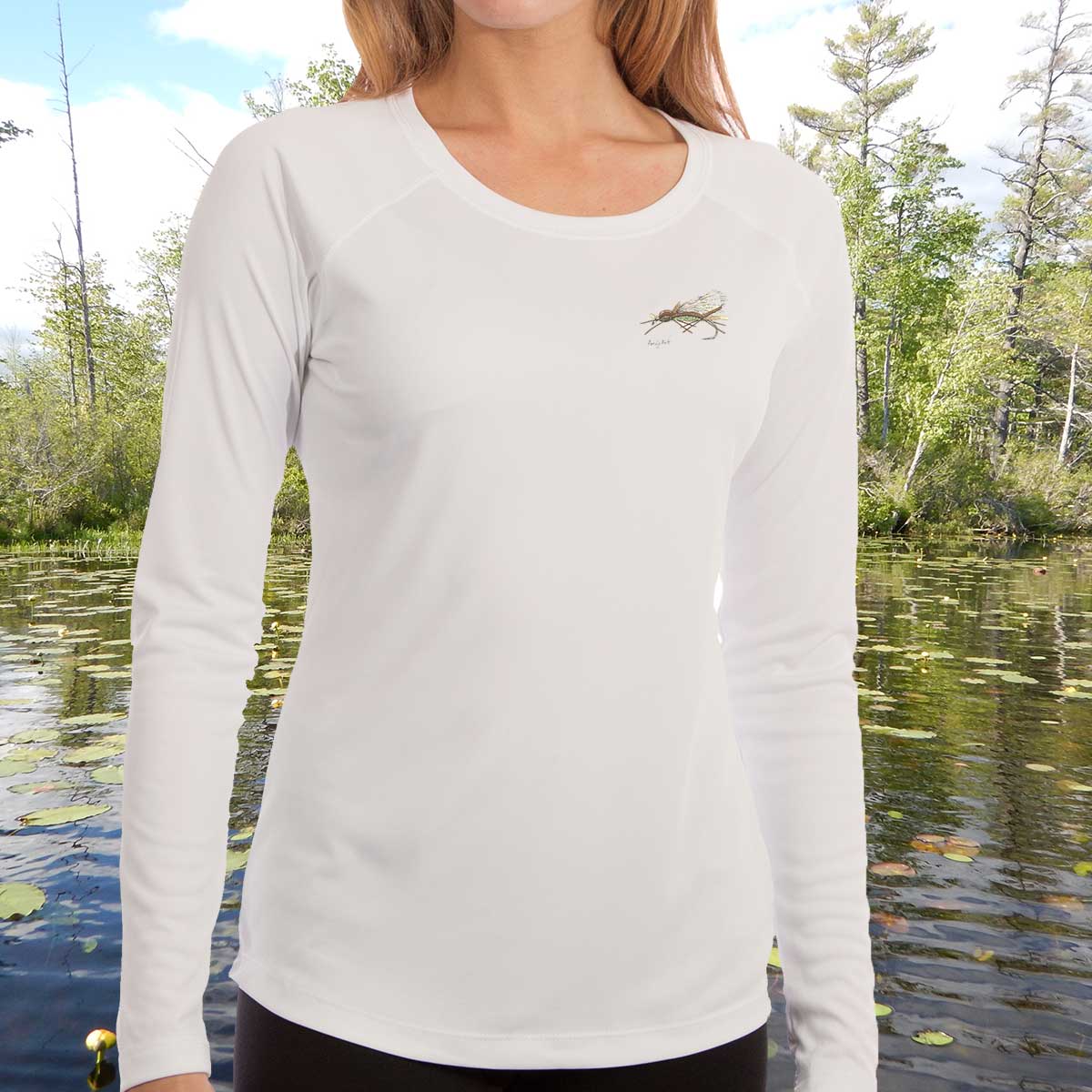 Pumpkinseed Sunfish  Ladies Solar Long Sleeve Shirt – Jeff Currier