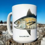 Blackfin tuna coffee mug art