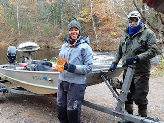 muskie fishing with guide Bill Sherer