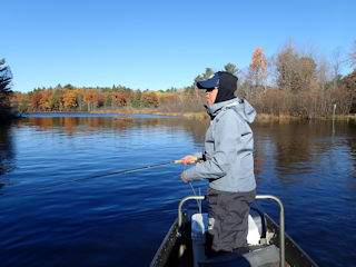 fly fishing for muskellunge