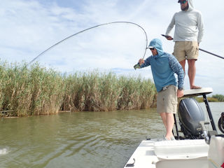 Landon Mayer redfishing
