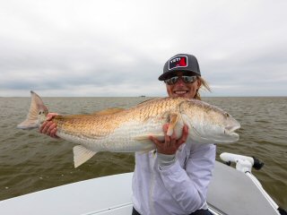redfishing with LeighAnn Bakunas