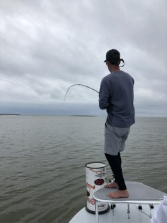 Jeff Currier flyfishing for redfish