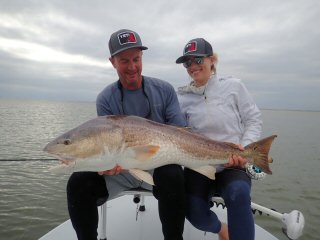 Jeff Currier LeighAnn Bakunas redfish