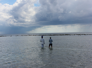 fly fishing for bonefish Belize