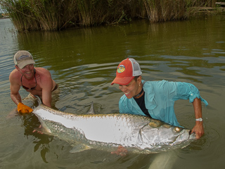 flyfishing for tarpon