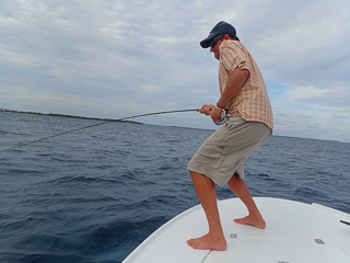 Jeff Currier flyfishing Belize