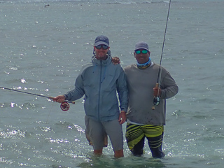 Jeff Currier and Belize Guide Erwin