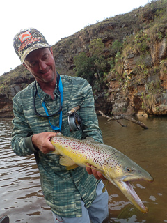 Jeff Currier fly fishing Africa