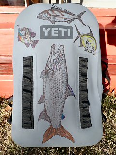 artwork on Yeti bags