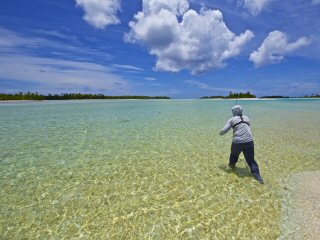 bonefishing at Anaa Atoll