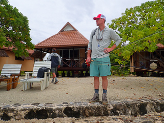 flyfishing Anaa Atoll