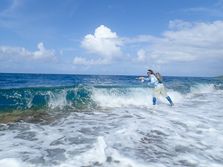 fly fishing the reef