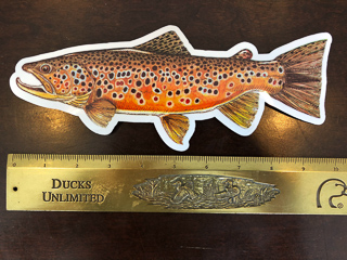 brown trout decals