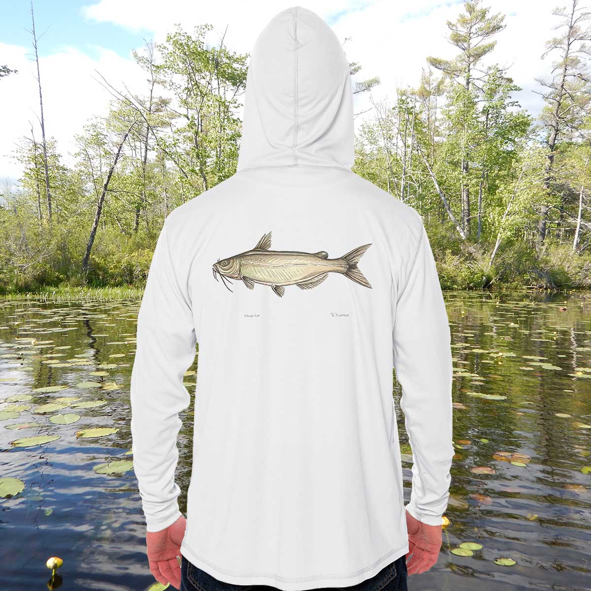 Channel Catfish Solar Hoodie Jeff Currier