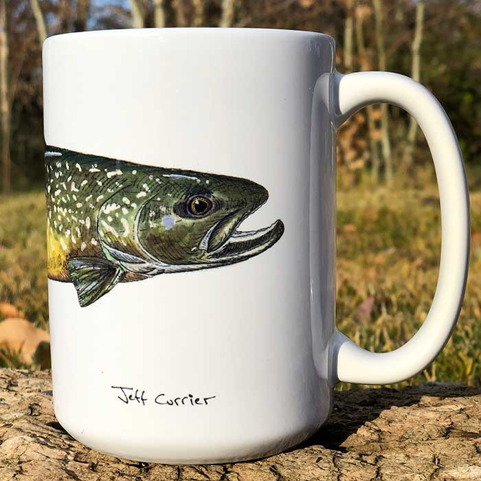 Marble Trout Coffee Mug Jeff Currier Jeff Currier