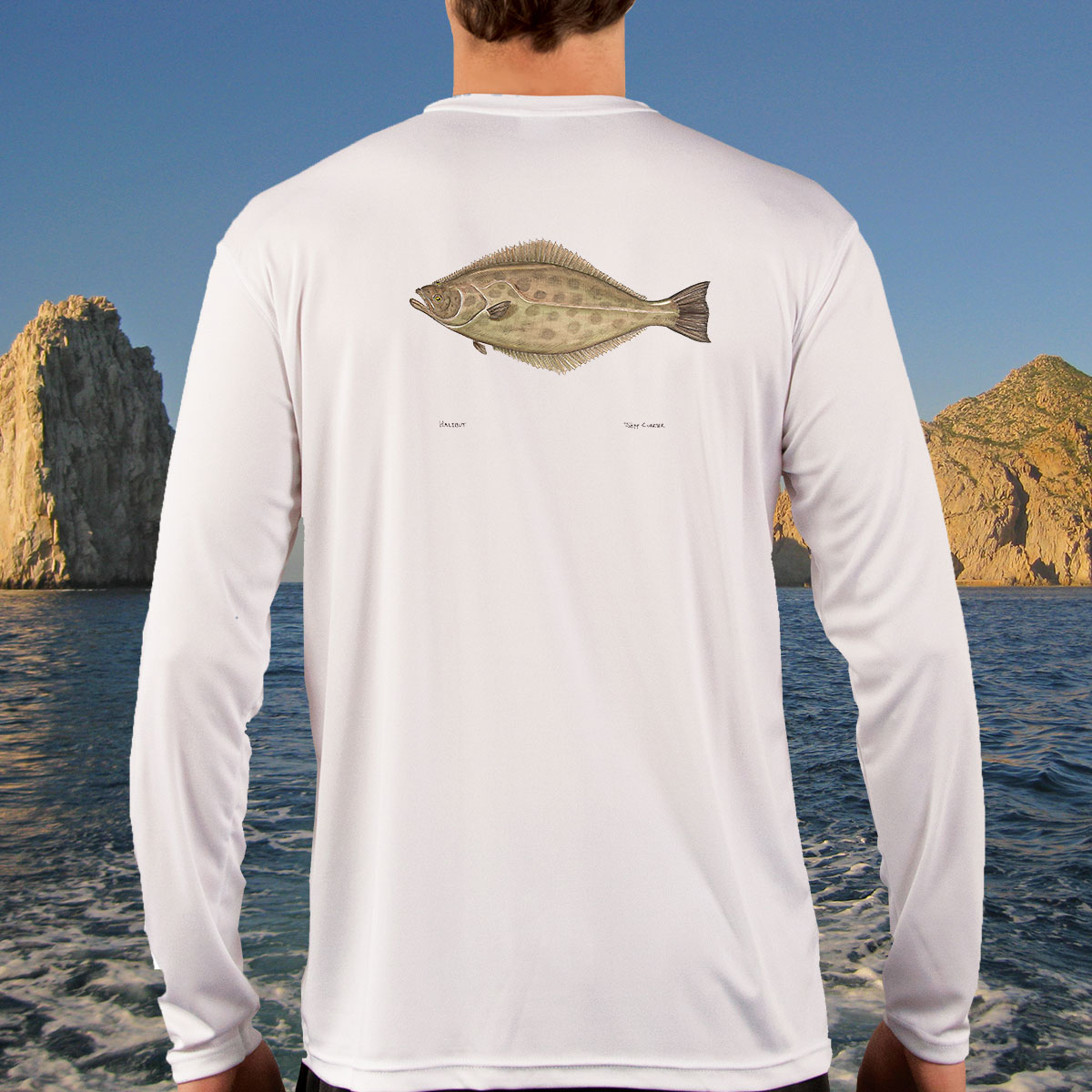 Halibut Solar Long Sleeve Shirt Jeff Currier