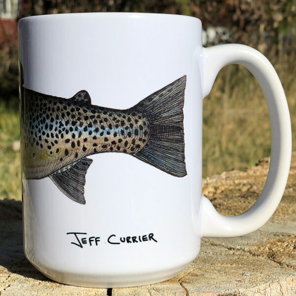 Ice Age Brown Trout Coffee Mug Jeff Currier Jeff Currier