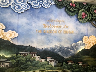 Arrival in Paro Bhutan